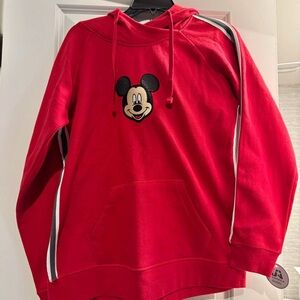 J. America Vibrant Red Ladies Hoodie